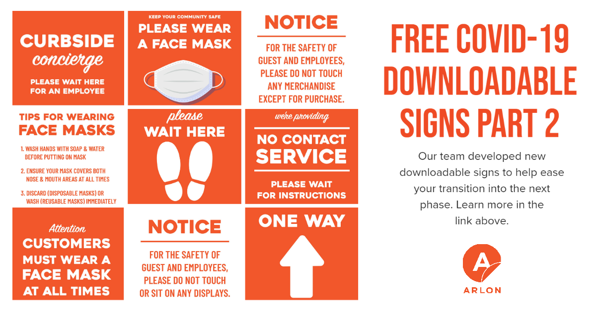 COVID-19 Free Downloadable Signs - Part 2